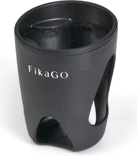 Fikago portabevande per passeggino, nero