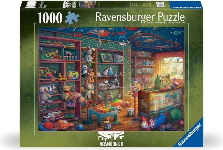 Puzzle Ravensburger Abandoned: Negozio di giocattoli abbandonato 1000 pezzi