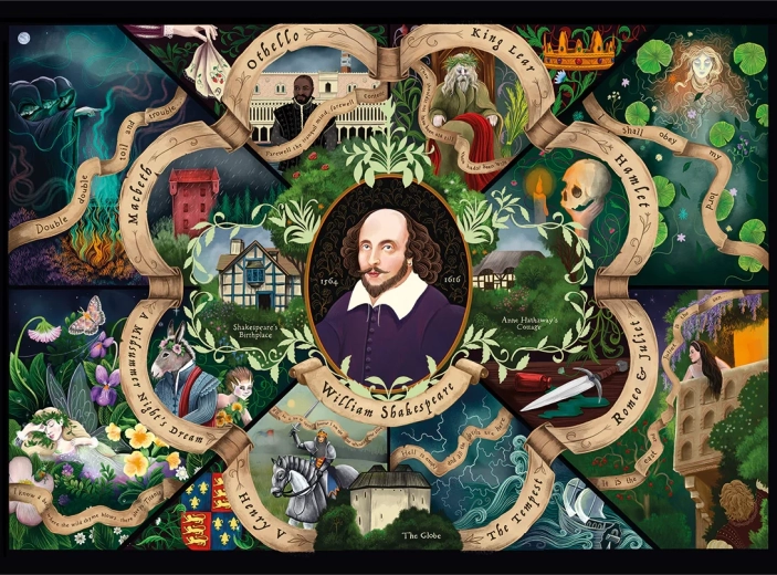Puzzle GIBSONS Shakespeare 1000 pezzi