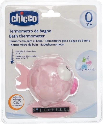 Chicco termometro da bagno Pesciolino rosa