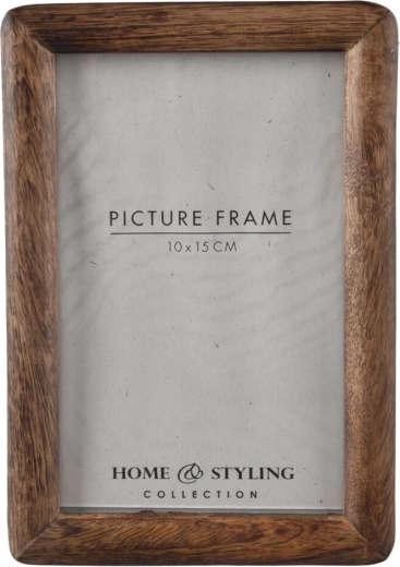 Cornice portafoto in legno di mango 10 × 15 cm