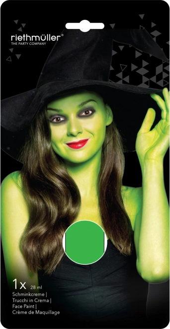 Trucco in crema per viso e corpo verde 28 ml