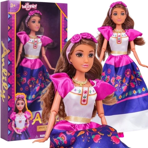 Bambola Woopie Royal Lily in abito tradizionale messicano