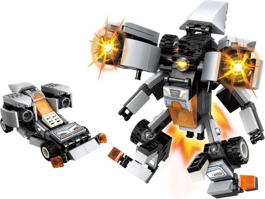 Qman Guardiano del Nucleo Stellare Cannone Argenteo 2v1