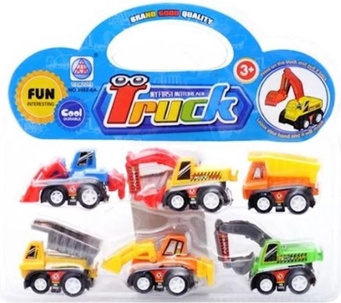 Set di veicoli da cantiere 6 pz