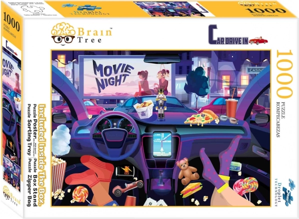Puzzle Brain Tree Al drive-in 1000 pezzi