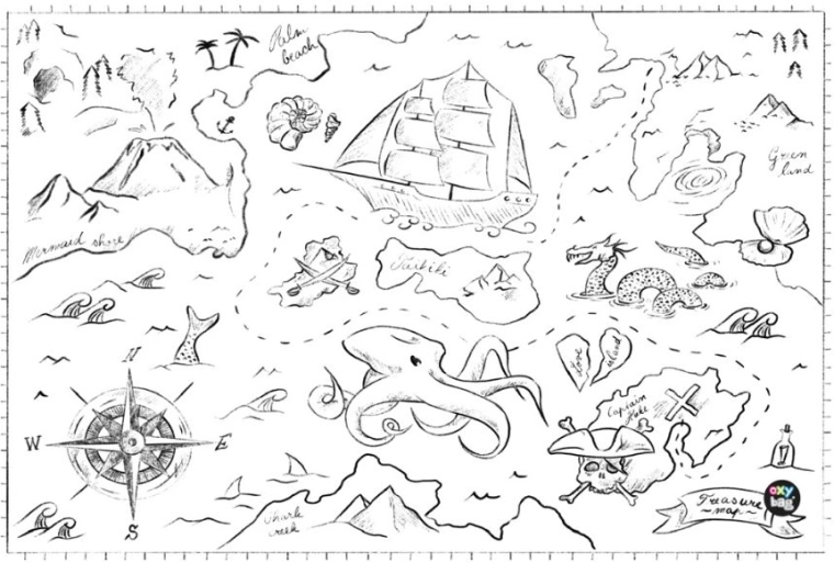 Sottopiano per scrivania Pirate in polipropilene