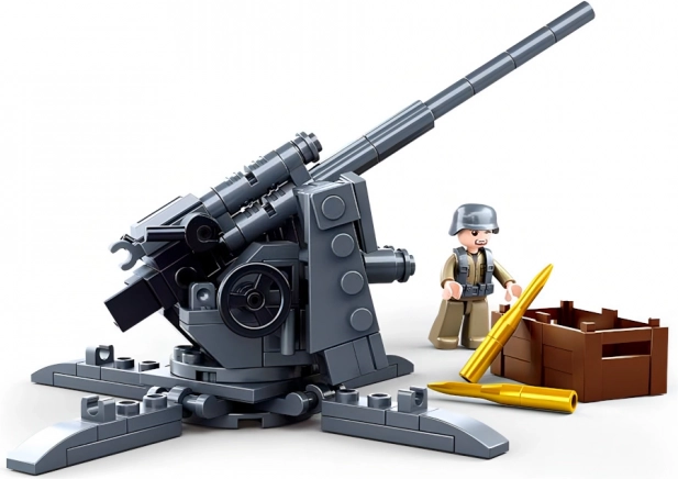 Sluban Army WW2 M38-B0852 Cannone antiaereo