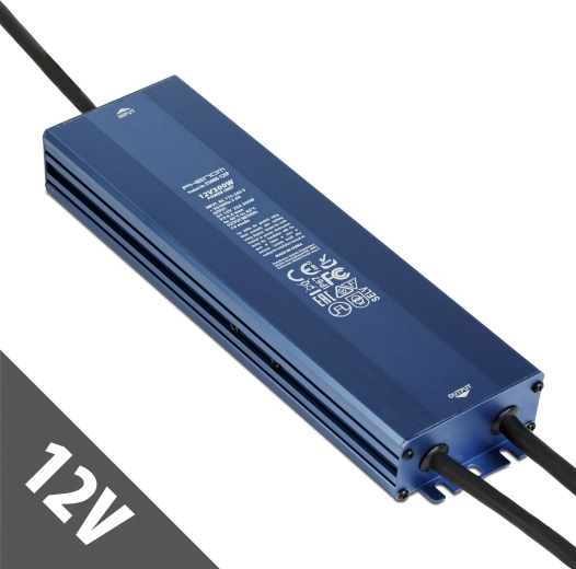 Alimentatore switching stabilizzato 12 V CC 300 W 25 A IP67