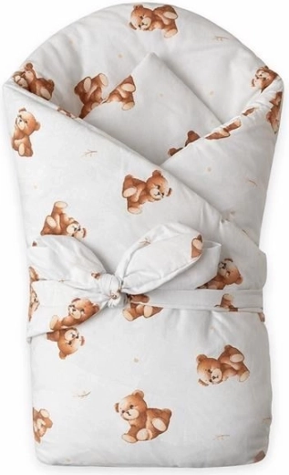 Fascia neonato New Baby Sweet Baby Bears 80 × 80 cm