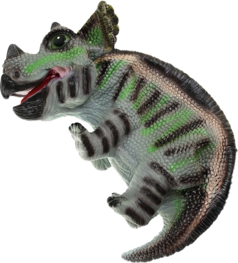 Burattino verde cucciolo di dinosauro 42 cm