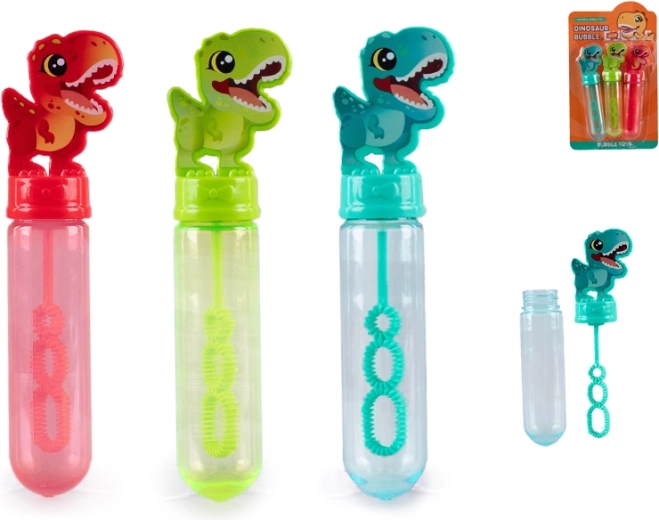 Bolle di sapone con motivo tirannosauro, set da 3 pezzi