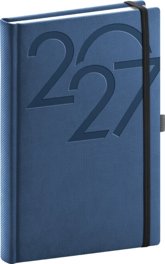 Agenda giornaliera Notique Ajax 2027 blu 15 × 21 cm