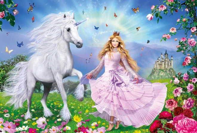 Puzzle Principessa degli Unicorni 100 pezzi