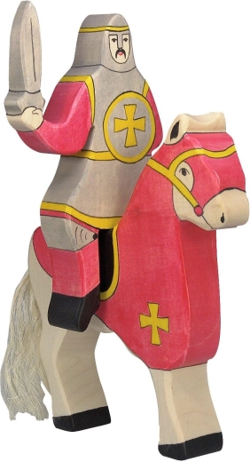 Cavaliere in rosso, cavaliere (senza cavallo) HOLZTIGER