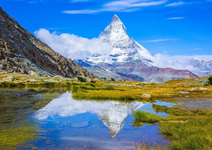 Puzzle Enjoy Riflesso della vetta del Matterhorn 1000 pezzi