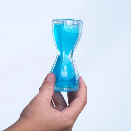 Fidget Blox Vision lava colorata blu – strumento antistress