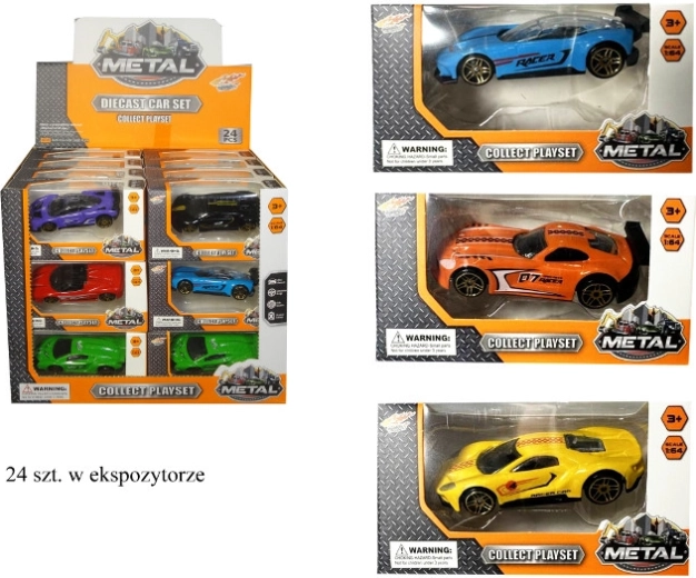 Macchinina da corsa in metallo per bambini
