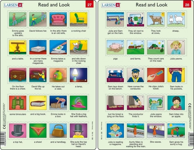 Puzzle inglese – frasi più lunghe, 20 pezzi