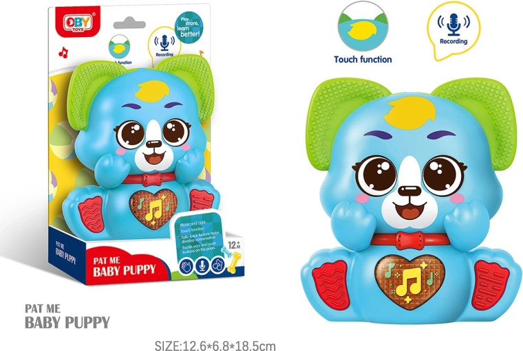 Cane di peluche parlante con effetti 12 cm