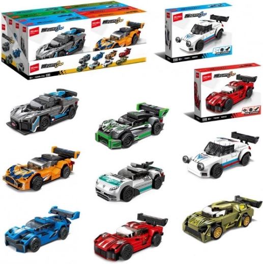 Sembo Block Famous Car costruzione auto da corsa 65+ pezzi