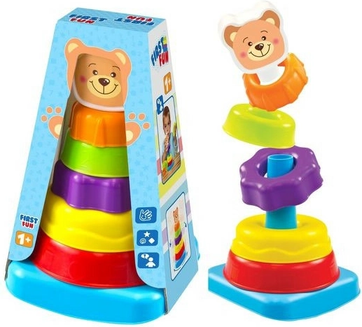 Set di costruzioni piramide Orsetto per i più piccoli