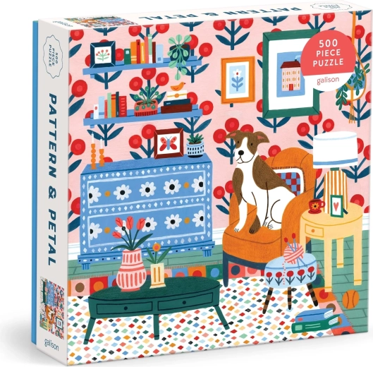 Puzzle quadrato Galison Pattern & Petal da 500 pezzi
