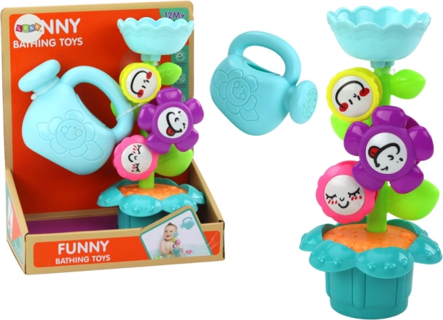 Giocattolo da Bagno per Bambini Fiori e Annaffiatoio Colorati