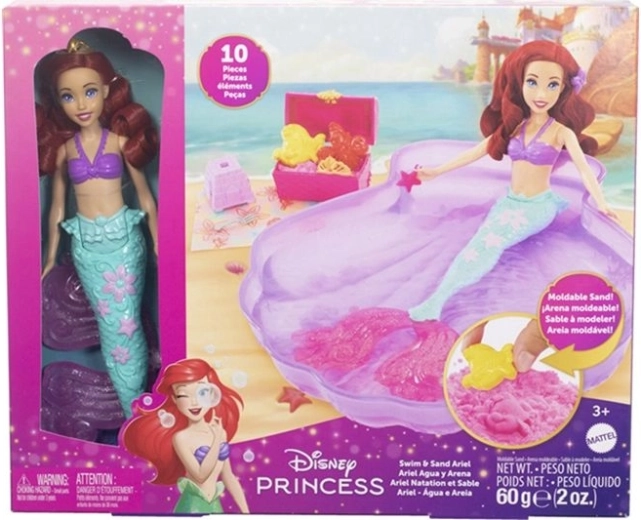 Bambola Disney Princess Ariel con piscinetta e accessori