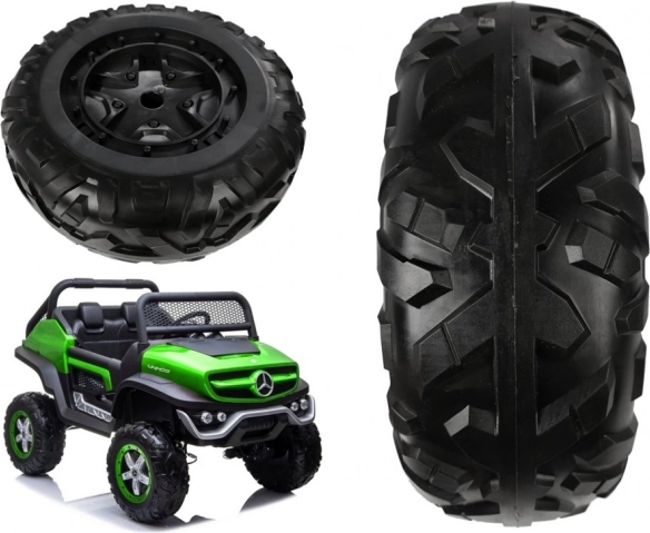 Ruota di ricambio per auto a batteria Mercedes Unimog