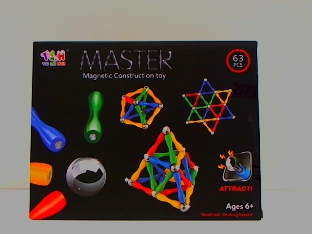Set da costruzione magnetico BIGTOYS da 63 pezzi