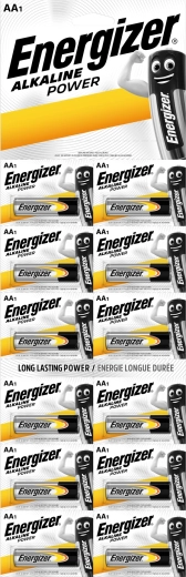 Energizer batterie alcaline AA PowerSeal 12 pz