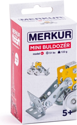 Mini set di costruzioni Merkur bulldozer, 51 pezzi
