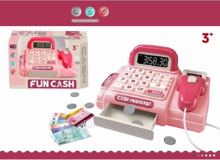 Cassa Fun Cash Pink – cassa elettronica per bambini