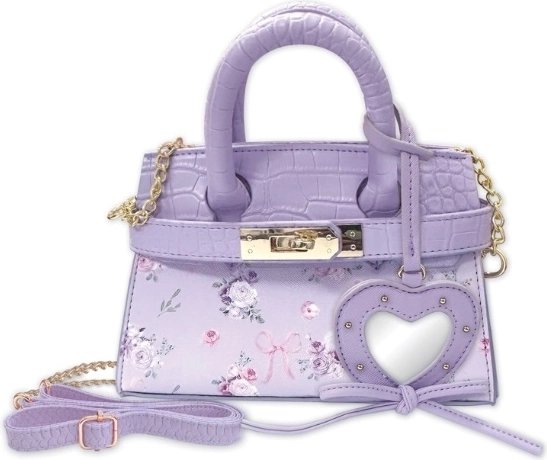 Hot Focus borsetta viola con cinturino e chiusura a fibbia