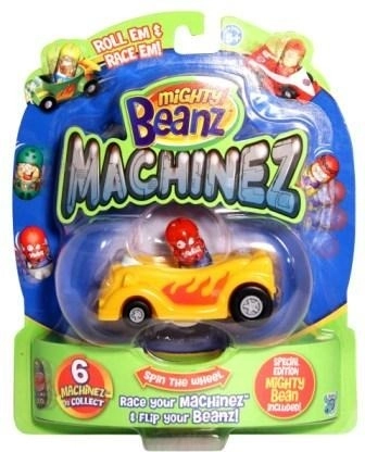 Mighty Beanz Machinez macchinina da corsa con fagiolo da collezione