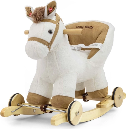 Milly Mally cavallo a dondolo Polly White