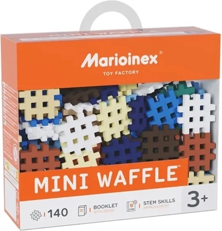 Mini costruzioni waffle da 140 pezzi, modello 4