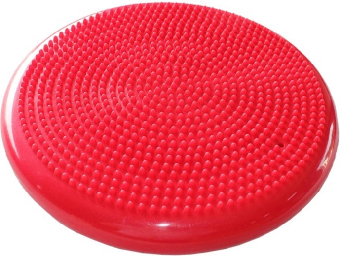 Merco Cushion cuscino/pedana gonfiabile bilanciante massaggiante reversibile rossa 33 cm