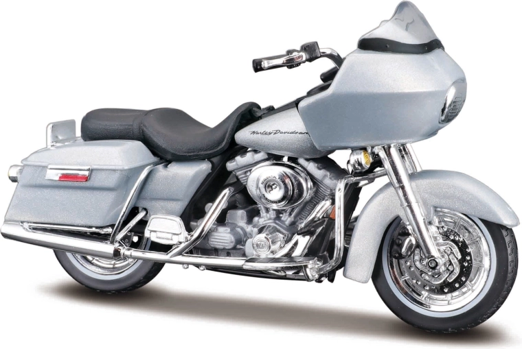 Maisto Harley-Davidson 2002 FLTR Road Glide grigio metallizzato 1:18