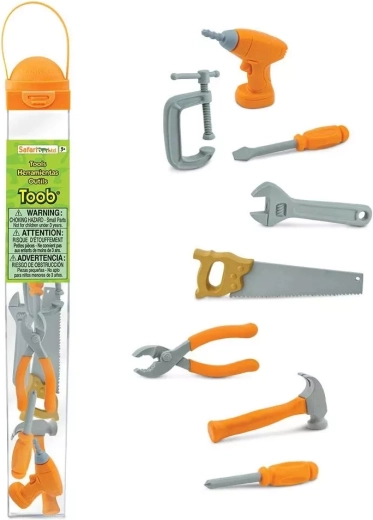 Safari Ltd. Toobs tubo con attrezzi per piccoli tuttofare