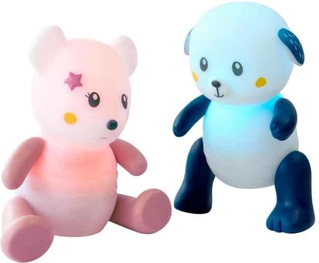 Pabobo luce notturna a LED Lumilove Rainbow cagnolino blu