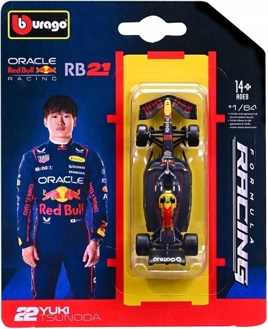 Modello F1 Bburago 1:64 Oracle Red Bull Racing RB21 2025 – Yuki Tsunoda