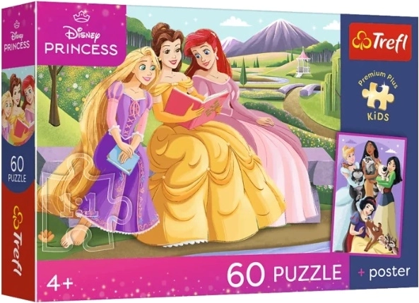 Puzzle per bambini Premium Plus Kids principessa "Forza nella corona" 60 pezzi - 1 pezzo