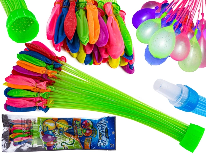 Set di palloncini d’acqua autosigillanti con adattatore di riempimento (37 pz)