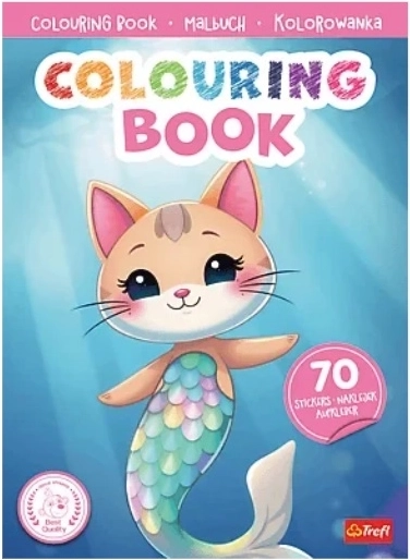 Album da colorare con adesivi Sirene