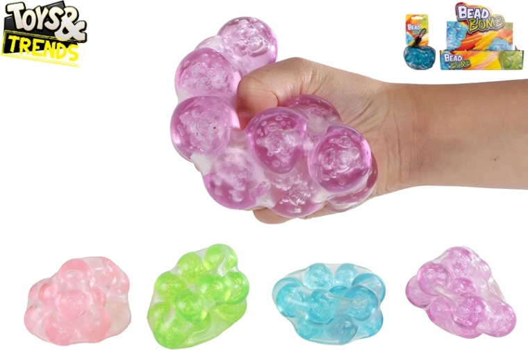 Antistress Ball con palline scricchiolanti 9 cm TOYS&TRENDS