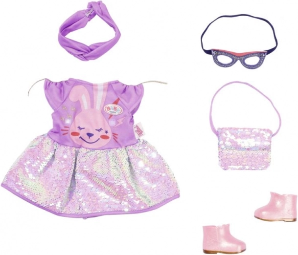 Baby Born vestito per bambola da 43 cm - Set per festa di compleanno