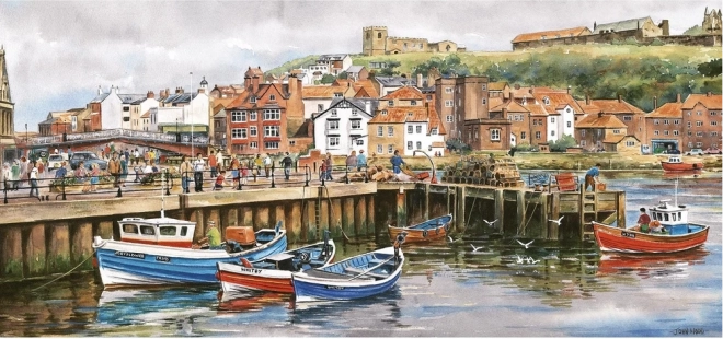 Puzzle panoramico Gibsons Whitby, Yorkshire 636 pezzi