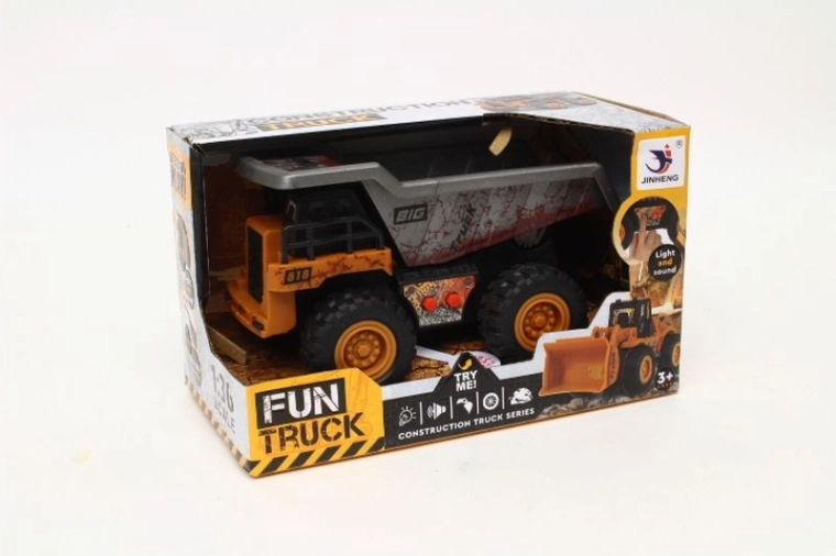 Camion ribaltabile per bambini con luci e suoni 15,5 cm